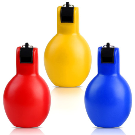 3 Pièces Sifflet à Main, Vegena Lot de Sifflet Arbitre, SiffletPoire Professionnel, Sifflet de Enfant Entraîneur, Sifflet d'Hygi