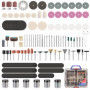WORKPRO Coffret de 476 Accessoires d'Outils Rotatifs Universels, Kit d’Accessoires d'Outils Rotatifs Multifonctions pour Coupe, 