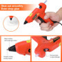 ValueMax Pistolet à Colle Chaude 30W avec 20 Bâtons de Colle 7x100 mm, Pistolet à Colle Electrique de Chauffage Rapide, Anti Eco