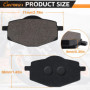 Cnornus Plaquettes de Frein Arrière pour Yamaha TDR 125 1993-2003 YZ 125 U 1988 /TDR 125 (4GW/GX 1/2/3/4)1993-2003