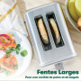 BELLA Grille-pain 2 tranches avec fentes extra-larges et tiroir ramasse-miettes amovible, 6 réglages de dorage, fonctions d’arrê