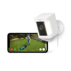 Caméra de Surveillance - RING - Spotlight Plus Plug-in - Blanc - UE