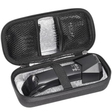 Procase Étui pour Tondeuse Corps Homme, Résistant à l'eau Sac de Rangement Portable pour Tondeuse pour Zone Intime Homme –Noir