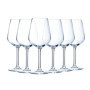 Luminarc - Collection Vinetis - 6 verres à pied 30 cl - Design moderne et élégant - Fabriqués en France - Emballage renforcé