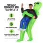 Morph Premium - Déguisement Gonflable Alien Adulte, Alien Costume Gonflable, Déguisement Gonflable Adulte, Deguisement Gonflable