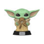 Funko Pop! Star Wars: Mandalorian-Grogu (The Child, Baby Yoda) - (Grogu (The Child, Baby Yoda), Baby Yoda) with Frog The Mandalo