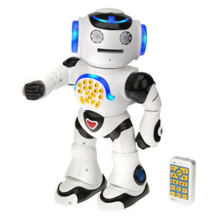 LEXIBOOK Powerman, Robot éducatif interactif pour Jouer et Apprendre, Arabe, Jouet pour garçons et Filles, Danse, Joue de la Mus