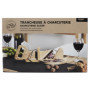 PICK AND DRINK KD3213 Trancheuse à Charcuterie Ronde Gomme/Inox Marron 30,50 x 19,30 x 12,40 cm
