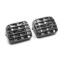 (Lot de 2) Grilles de Ventilation Avant Centrale Gauche et Droite pour tableau de Bord compatible Renault Clio II et Thalia I OE