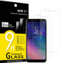 NEW'C Lot de 2, Verre Trempé pour Samsung Galaxy A6 Plus 2018 (6), Film Protection écran sans Bulles d'air Ultra Résistant (0,33