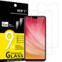 NEW'C Lot de 2, Verre Trempé pour Xiaomi Mi 8 Lite, Mi 8X, Film Protection écran efficace contre les Rayures - sans Bulles - Ult