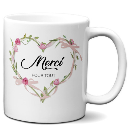 L'Esprit Des Anges Céramique Tasse-Mug Merci pour Tout Mug pour dire Merci Cadeau de Remerciement Original