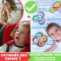 Baby Spinner Ventouse Pop it - Baby hoptoys Fidget Toys - Spinner Anti Stress - Jouet Bebe 1 an - Jouets de Bain - Hand Spinner 