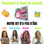 Kit Bracelet Bresilien et d'Amitié avec Notice en Français – Idée Cadeau pour Fille 8-16 Ans, Ado – Kit DIY Loisirs Créatifs Enf