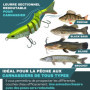 Pack Leurre pour la pêche du carnassier Efficace et REDOUTABLE [+ DE Haute QUALITÉ] Poisson Nageur, pour la Peche du Brochet, Sa
