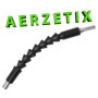 AERZETIX - C64905 - Rallonge prolongateur flexible/souple 198 mm 1/4'' pour embout à 6 pans - pour visseuse dévisseuse