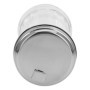 Westmark Sucrier Doseur, Capacité : 300 ml, Verre/Acier Inoxydable, New York, Argent/Transparent, 65202260