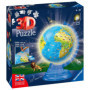 Ravensburger - Puzzle 3D Adulte Globe Terrasé avec Lumière | Puzzles 3D pour Adultes Et Enfants De 6 Ans Ou Plus | Maquettes À A