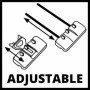 Original Einhell Adaptateur de rails de guidage pour fraises (adaptateur pour défonceuses/affleureuses, compatible avec les rail