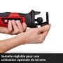 Einhell Scie universelle sans fil TE-AP 18/13 Li Solo Power X-Change (18 V, hauteur de course 13 mm, profondeur de coupe 50 mm d