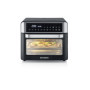 SEVERIN Mini-Four et Friteuse à Air chaud 12 en 1, Four posable 25 L, Mini four Grande capacité Multifonction 2 200 W avec Ecran