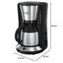 RUSSELL HOBBS 24020-56 Cafetiere Filtre 1L Adventure Isotherme - Acier Brossé
