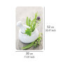 WENKO Plaque de Protection Cuisson en Verre trempé Herbes Lot de 2, Protection Tous Types de Plaque