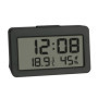 TFA Dostmann 60.2045.10 Mini réveil numérique avec Fonction Alarme, thermomètre et hygromètre, idéal comme Horloge de Voyage, Ho