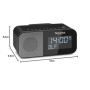 TechniSat Viola CR 1 - Dab+ Radio-réveil avec Chargement sans Fil (Dab, FM, Deux alarmes, Snooze, Mise en Veille, Fonction de Ch