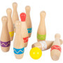 small foot Jeu de quilles Active, en Bois, Jeu d'intérieur et d'extérieur, pour Enfants à partir de 3 Ans, 11912