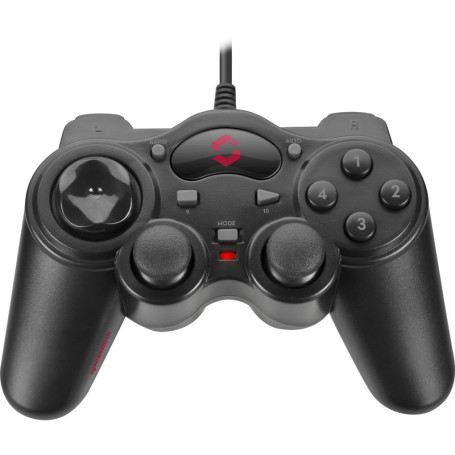 Speedlink Thunderstrike Manette pour Ordinateur (Fonction de Tir Rapide et automatique, Contrôleur USB pour PC)