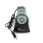Westcott E-15509 00 iPoint Axis Taille-crayon électrique Arrêt automatique 6 trous de diamètres différents Gris/Noir