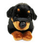 Uni-Toys - Rottweiler, couché – 45 cm (longueur) – Chien en peluche, animal de compagnie – Doudou