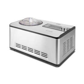 CASO Ice Creamer - sorbetière & yaourtière 2 en 1 avec technique à compresseur, pas de pré-réfrigération nécessaire, produit jus