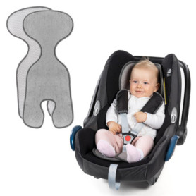 Coussin Siege Auto Été, Compatible avec Maxi-COSI, Cybex et Autres, Assise pour Cosy Bebe Respirante, Anti-Transpiration, Protèg