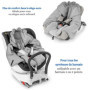 ZAMBOO Couverture Enveloppante Bébé avec Pieds, Nid d'ange Bebe Hiver Polaire pour Sièges-Auto (Convient Bébé Confort, Cybex, Rö