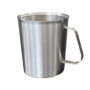 Scarlet Graduata Mousseur à lait gradué en acier inoxydable avec poignée pour la cuisine ou le café (1500 ml)