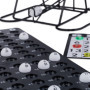 Relaxdays Bingo, boulier, 75 Boules, 18 grilles, 150 jetons, Plateau de Jeu, pour Petits et Grands, Multicolore