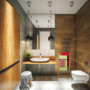 Relaxdays Porte-Serviettes, Bambou, 3 Barres, H x L x P: 82 x 42 x 24 cm, Support Serviettes Salle de Bain, Nature/Noir