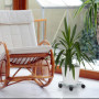 Relaxdays Support pour Plantes, Lot de 2, diamètre : 32 cm, pour Pots de Fleurs, Roues, Acier, pour intérieur, argenté