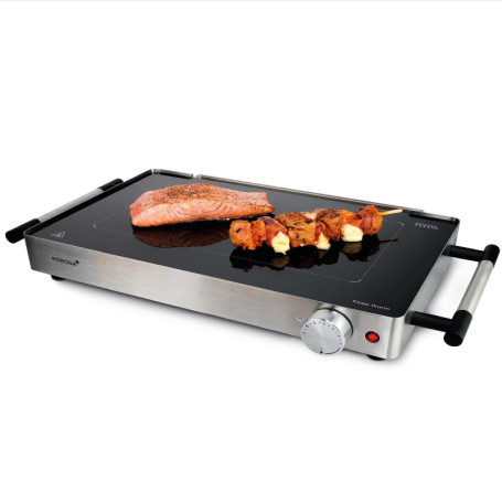 Korona 46100 Barbecue électrique de table | Surface de cuisson en vitrocéramique SCHOTT allemande | 2 en 1 et plaque chauffante 