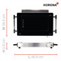 Korona 46100 Barbecue électrique de table | Surface de cuisson en vitrocéramique SCHOTT allemande | 2 en 1 et plaque chauffante 