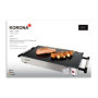 Korona 46100 Barbecue électrique de table | Surface de cuisson en vitrocéramique SCHOTT allemande | 2 en 1 et plaque chauffante 