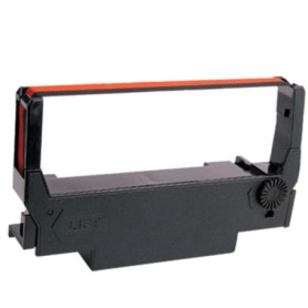 Farbbandfabrik Lot de 5 rubans encreurs Noir/rouge Compatible avec Epson TM-U 220 et Epson Erc 30/34