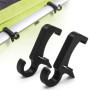 Mobilefox Lot de crochets pour sac à dos et casque de vélo Thule Chariot Vélo Remorque