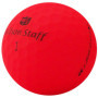 Wilson Staff Dx2 / Duo Soft Optix Balles de Golf - Lot de 24 - AAAAA – Selection Premium – Rouge – Finition Mat – Lakeballs – Ba