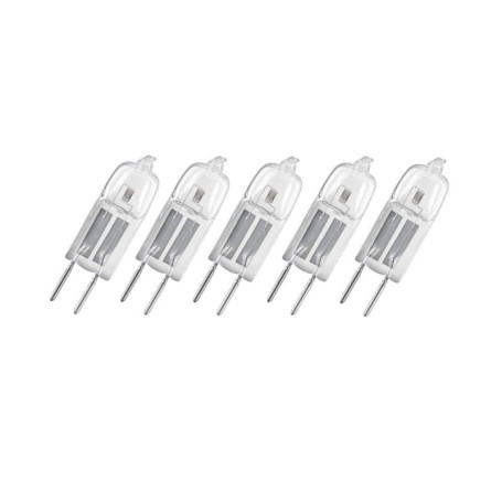 Osram Halostar Starlite 64415 S Lot de 5 ampoules halogènes à culot à broches à intensité variable 10 W 12 V G4 Blanc chaud 2800