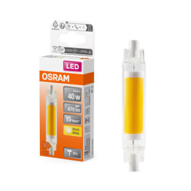 OSRAM Lampe LED multicolore fine LED Slim Line avec culot R7s Retrofit, 4,5 W / 470 lm, lumière blanche chaude claire de 2700 K,