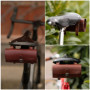 Gusti Fabrice P. Sacoche de selle en cuir - Sacoche de guidon de vélo - Sac à outils - Sac de rangement - Sac de rangement - Sac