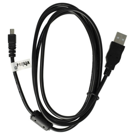 vhbw Câble USB standard type A, 150 cm, compatible avec Nikon CoolPix S210, S220, S230, S2600, S2700, S2800, S3000, S3100, S32, 